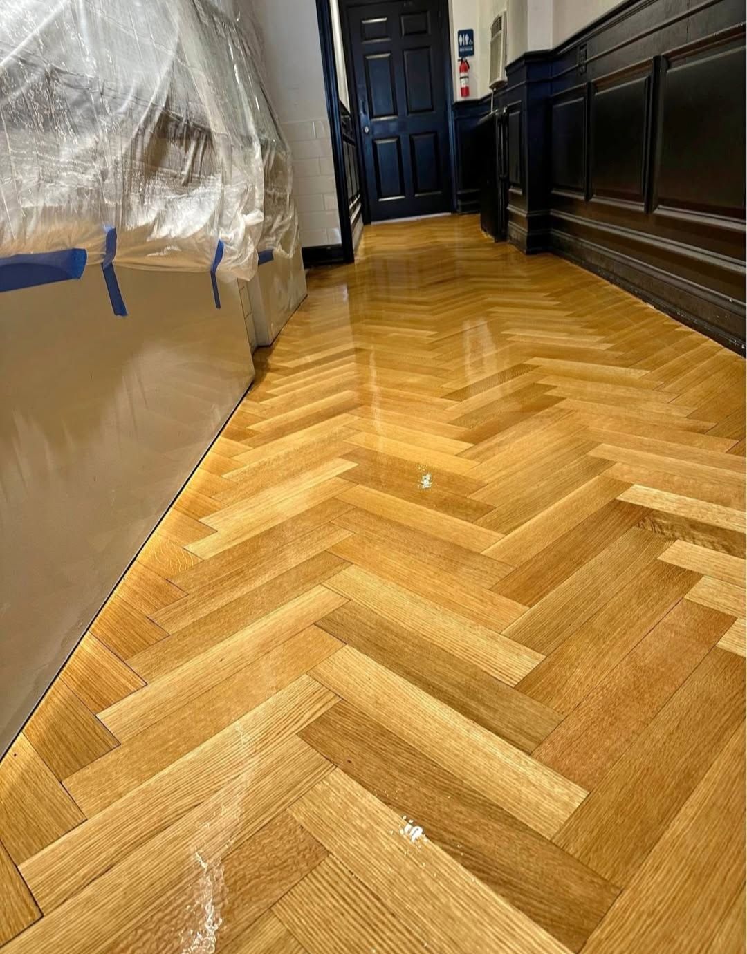 Herringbone Install — Greenville, SC